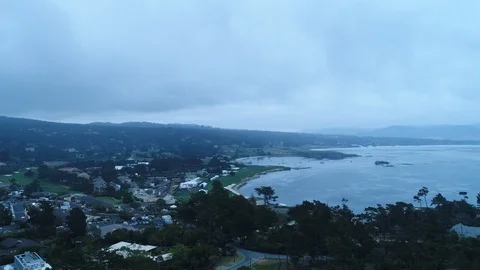 Pebble Beach Evening 4k Stock Footage 103978360