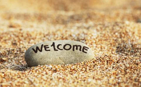 Pebble on beach Stock Illustration