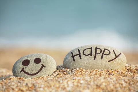 Pebble on beach Stock Illustration