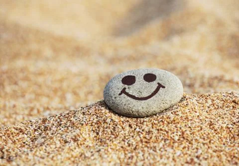 Pebble on beach Stock Illustration