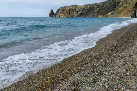 Pebble beach Stock Photos