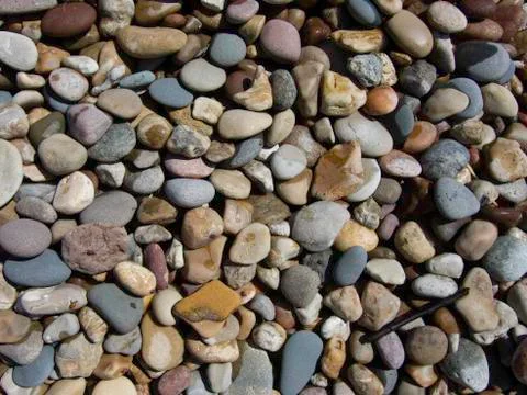 Pebble Beach Pile Stock Photos