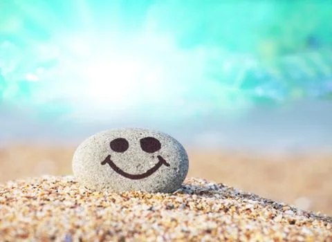 Pebble in cave Stock Illustration