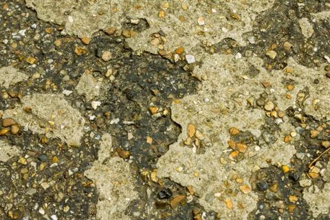 Pebble, cement background 스톡 사진