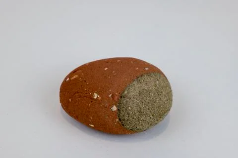 Pebble created from house brick Stock Photos
