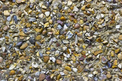 Pebble Dash Texture on an External Wall in Close Up 스톡 사진