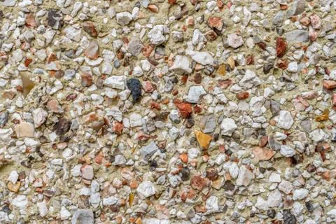 Pebble dash wall macro Stock Photos