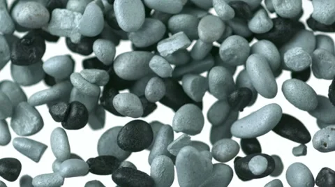 Pebble falling, Slow Motion Stock Footage 11142656