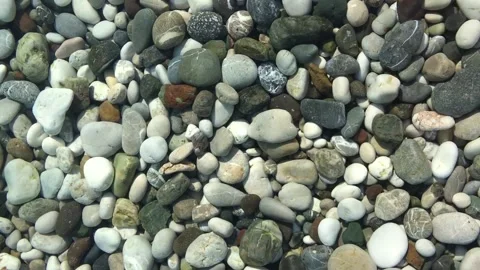 Pebble At The Sea Bottom Video stock 231322651