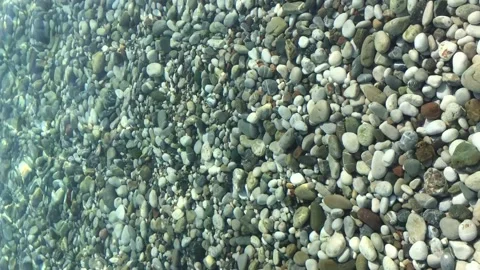 Pebble At The Sea Bottom Video stock 231322778