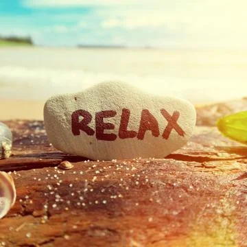 Pebble on the Seashore Stock Photos
