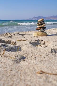Pebble stack Stock Photos