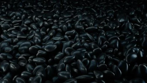 Pebble stone background. 3d rendering Stock Illustration