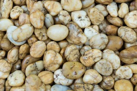 Pebble stone background Stock Photos