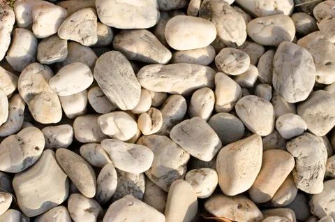 Pebble stone river background texture Foto stock