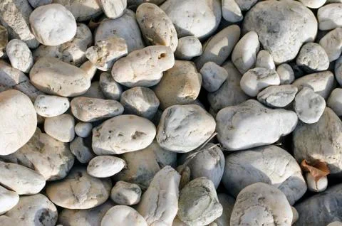 Pebble stone river background texture Stock Photos