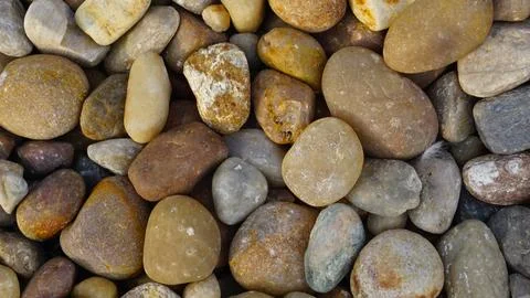 Pebble stone Rock pattern background image Stock Photos