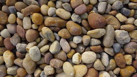 Pebble stone Rock pattern background image Stock Photos