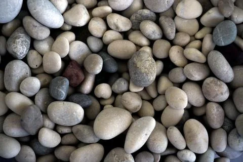 Pebble stone texture background Stock Photos