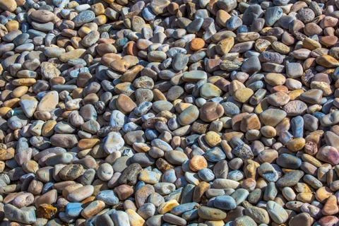 Pebble stones background Stock Photos