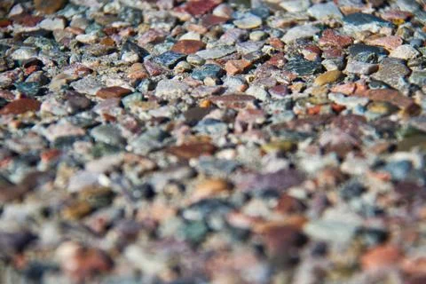 Pebble Texture with Selective Focus 写真素材