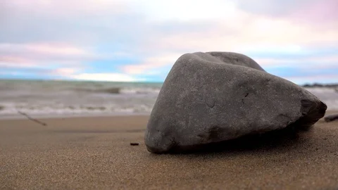 PEBBLE TIDE Stock Footage 94591606