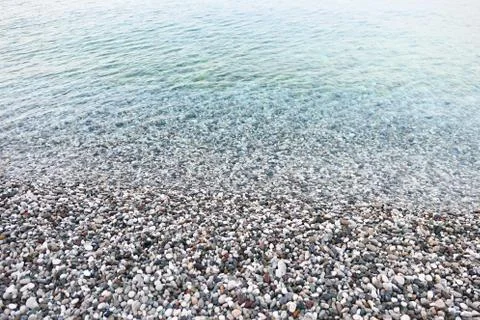 Pebble under water Stock-Fotos