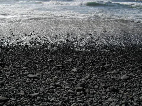 Pebbled Beach Stock-Fotos