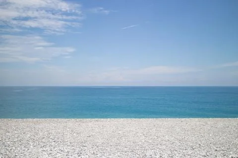 Pebbled beach Stock Photos