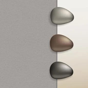 Pebbles and paper vector texture Stock Illustration