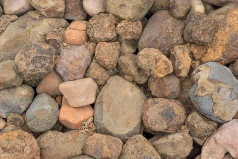 Pebbles as a background image Stock Photos