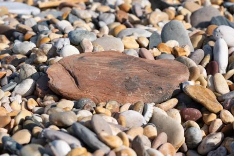 Pebbles as a background image Stock Photos