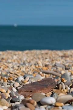 Pebbles as a background image Stock Photos