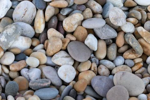 Pebbles as a background image Stock Photos