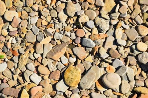 Pebbles background Stock Photos