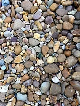 Pebbles as a background Stock Photos