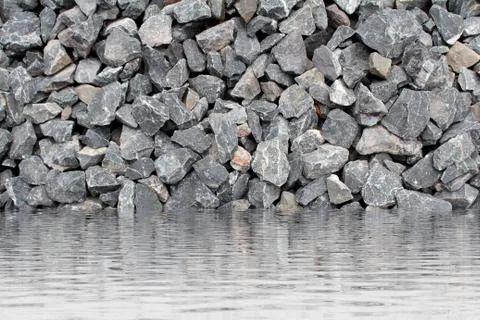 Pebbles background texture Stock Photos