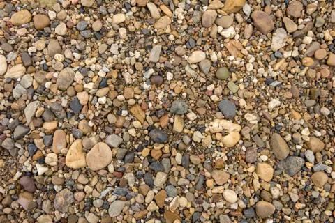 Pebbles background texture Stock Photos