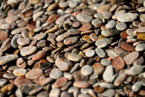 Pebbles on a Beach Stock Photos