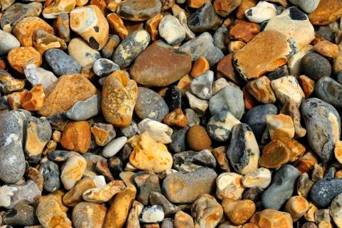 Pebbles on a Beach Stock Photos