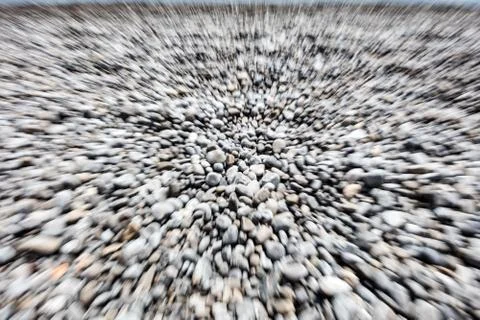 Pebbles on the beach Foto stock