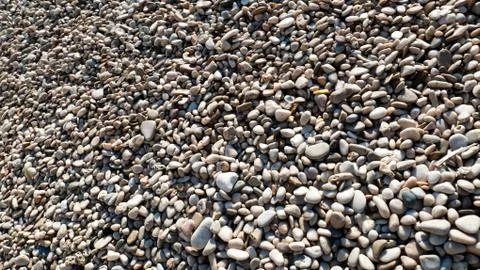 Pebbles on beach Stock Photos