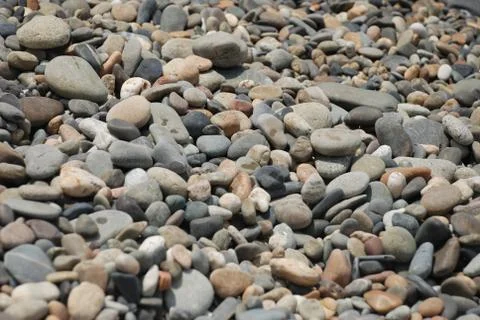 Pebbles on the beach Stock Photos