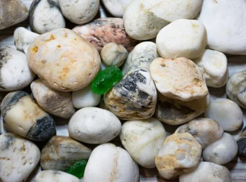 Pebbles on the beach Stock Photos