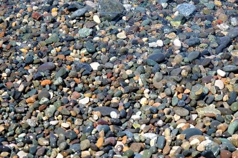 Pebbles on the beach Stock Photos