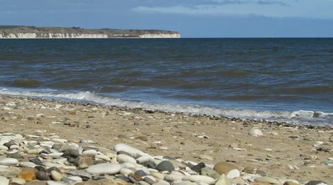 Pebbles on Bridlington beach Stock Footage 49288849