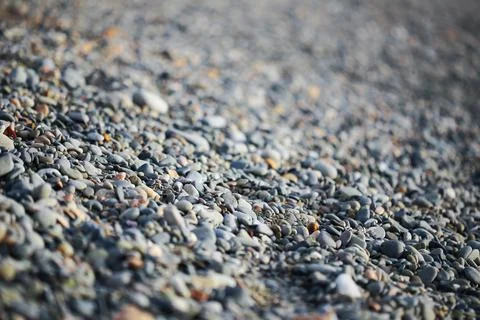 The pebbles on the Cyprus beach Stock Photos