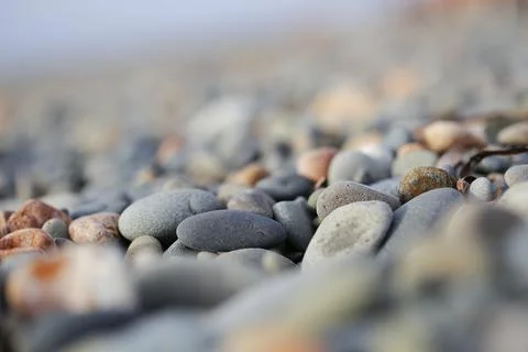 The pebbles on the Cyprus beach Stock-Fotos