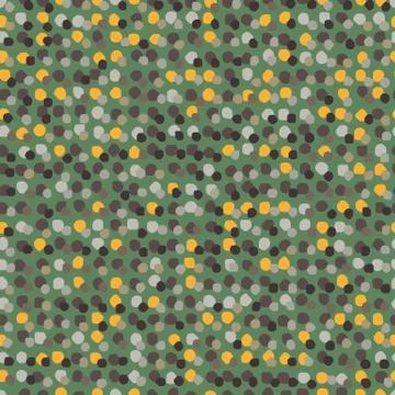 Pebbles on green background seamless vector pattern Stock Illustration