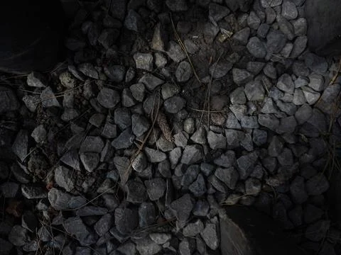 Pebbles on the ground Stock Photos